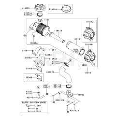 Air Filter & Muffler for FX751V