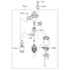 Starter for Kawasaki FX801V