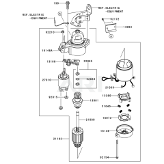 Starter for Kawasaki FX850V