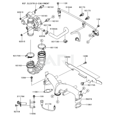 Throttle Equipment Kawasaki FX850V