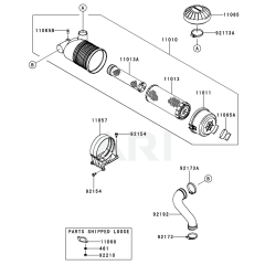 Air Filter & Muffler for FX850V