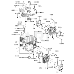 Cylinder & Crankcase for FX921V