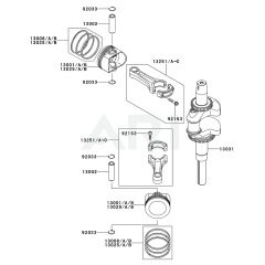 Piston & Crankshaft for FX921V