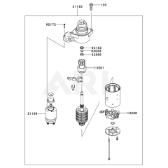 Starter for Kawasaki FX921V