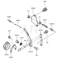 Kawasaki FZ340D Control Equipment