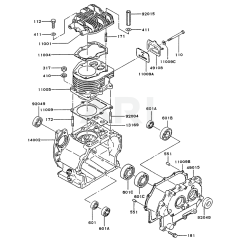 Cylinder / Crankcase for FZ340G