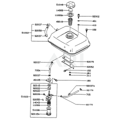 Fuel Tank & Valve for FZ340G