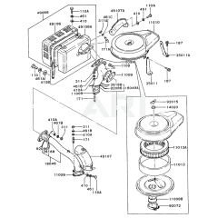 Air Filter & Muffler for FZ790D