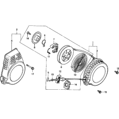 Recoil Starter for Honda G100