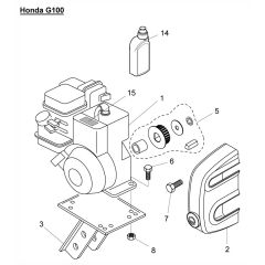 Honda G100 Engine Assembly