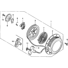 Recoil Starter for Honda G100K2