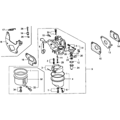 Carburetor Assembly for Honda