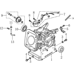 Crank Case Assembly for Loncin