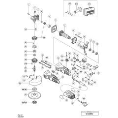 Main Assembly for Hikoki G13SN