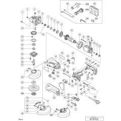 Main Assembly for Hikoki G13YC2