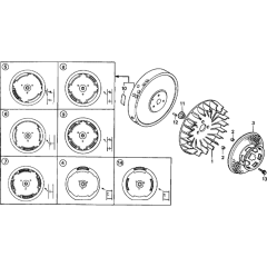 Flywheel Assembly for Honda G150