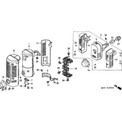 Muffler Assembly for Honda G150