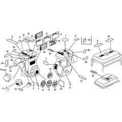 Label for Honda G200 Engines