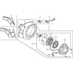 Starter Sub Assembly for Loncin