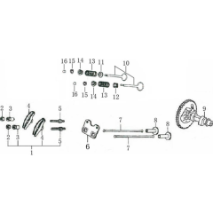 Camshaft Assembly for Loncin G270F