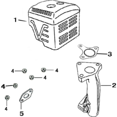 Muffler Assembly for Loncin G270F
