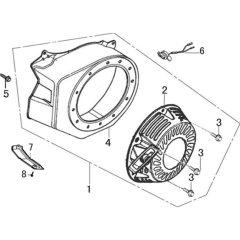 Starter Assembly for Loncin G270FD