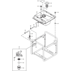 Fuel Tank Assembly for Makita
