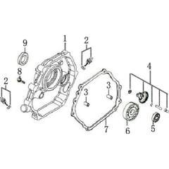 Crankcase Cover for Loncin G390F