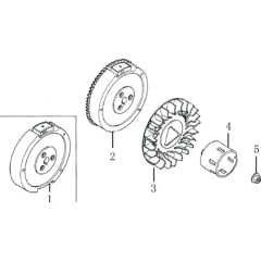 Flywheel Assembly for Loncin