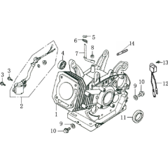 Crankcase Assembly for Loncin