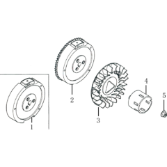 Flywheel Assembly for Loncin