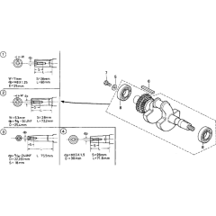 Crankshaft Assembly for Honda