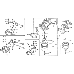 Carburetor 2 Assembly Honda G400K1