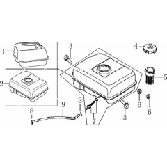 Fuel Tank Assembly for Loncin G420FD