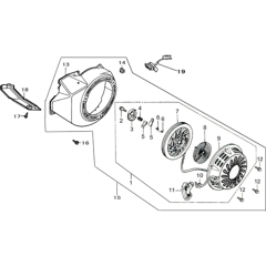 Starter Assembly for Loncin G420FD