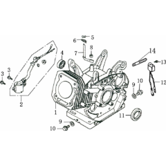 Crankcase Assembly for Loncin