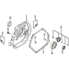 Crankcase Cover for Loncin G420FD