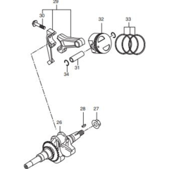 Piston Assembly for Makita