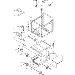 Frame Assembly for Makita G4300IS