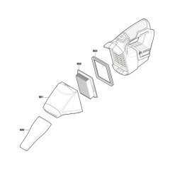 Battery Vacuum Cleaner Assembly