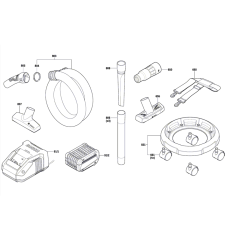 Cordless Dust Extractor Assembly