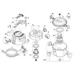 Extractor Assembly for Bosch GAS 20 L