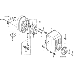 Muffler Assembly for Honda GC135E