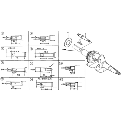 Crankshaft Assembly for Honda GC160A