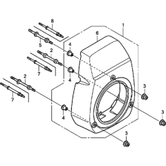 Fan Cover for Honda GC160A