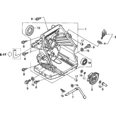 Oil Pan Assembly for Honda GC190A