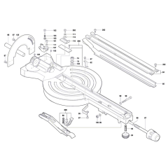 Mitre Saw Assembly for Bosch