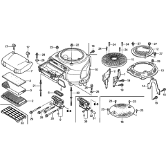 Fan Cover for Honda GCV520U