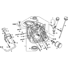 Crankcase Assembly for Honda GCV520U