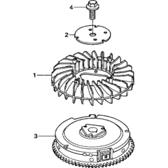 Flywheel Assembly for Honda GCV520U